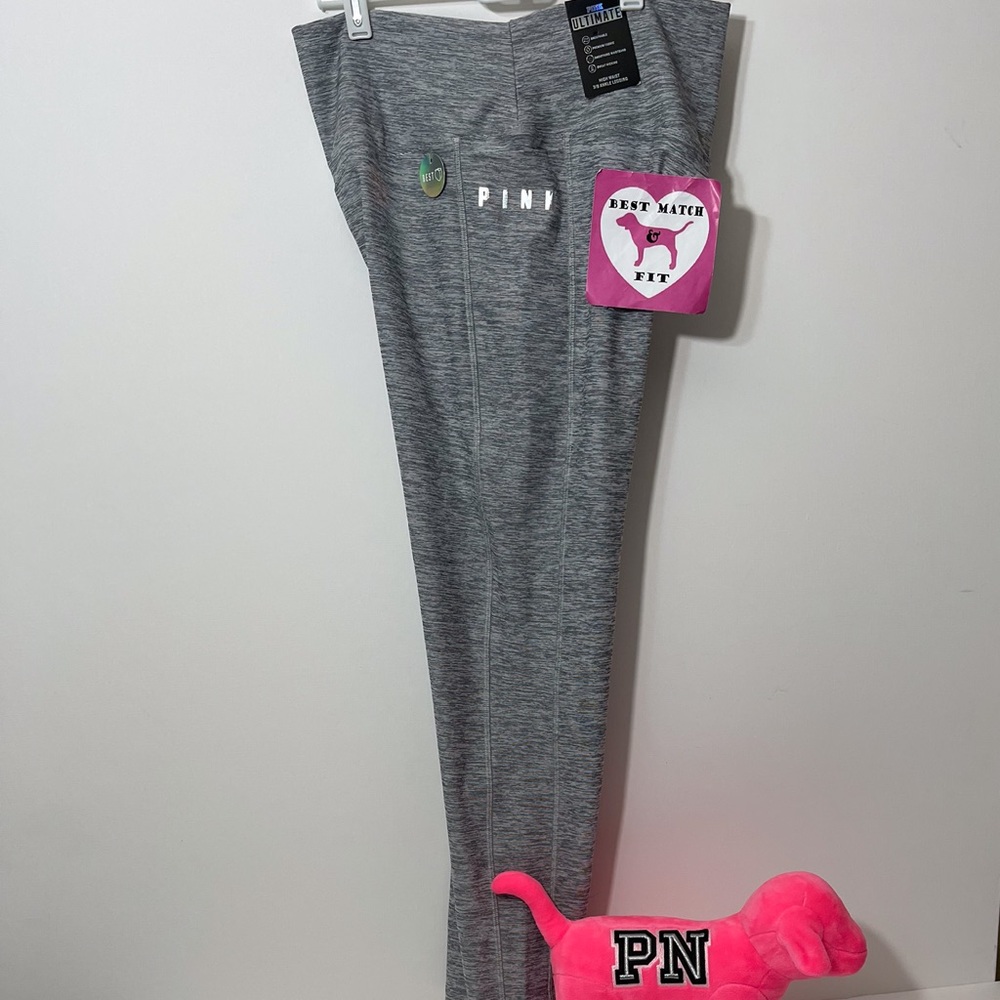 Victoria’s Secret PINK M L Ultimate Leggings Logo
